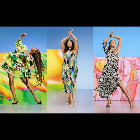 Alexis x Target LIMITED Botanic Shoulder Dress 3X - Picture 13 of 16